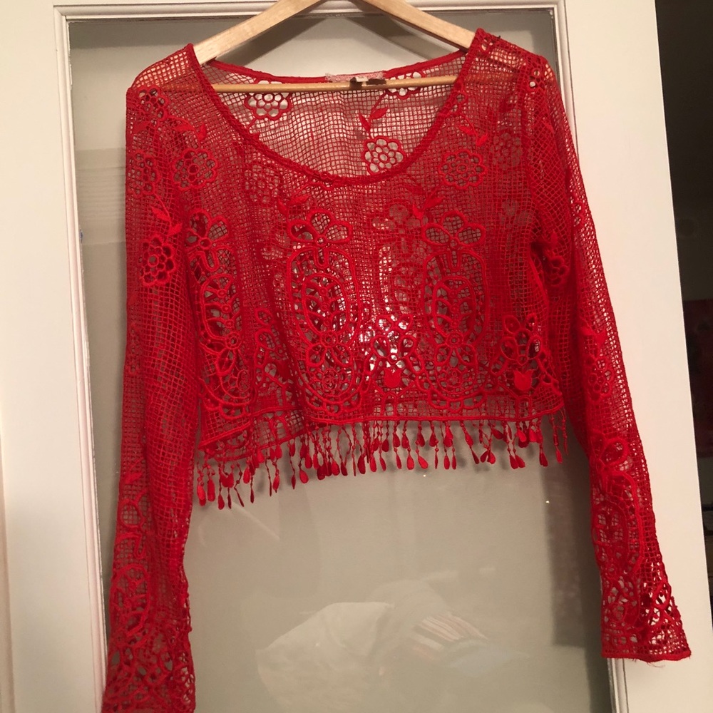 H&M cutout croptop